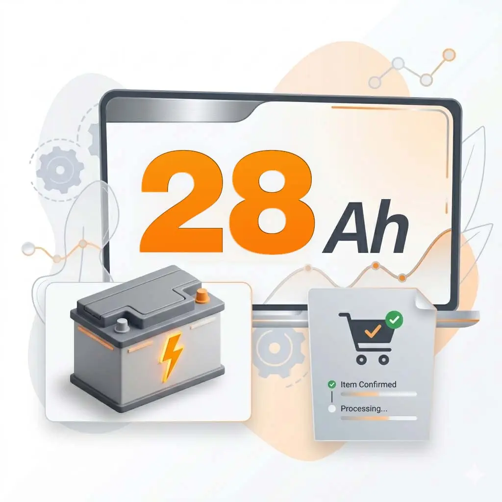 باتری ups 28 آمپر