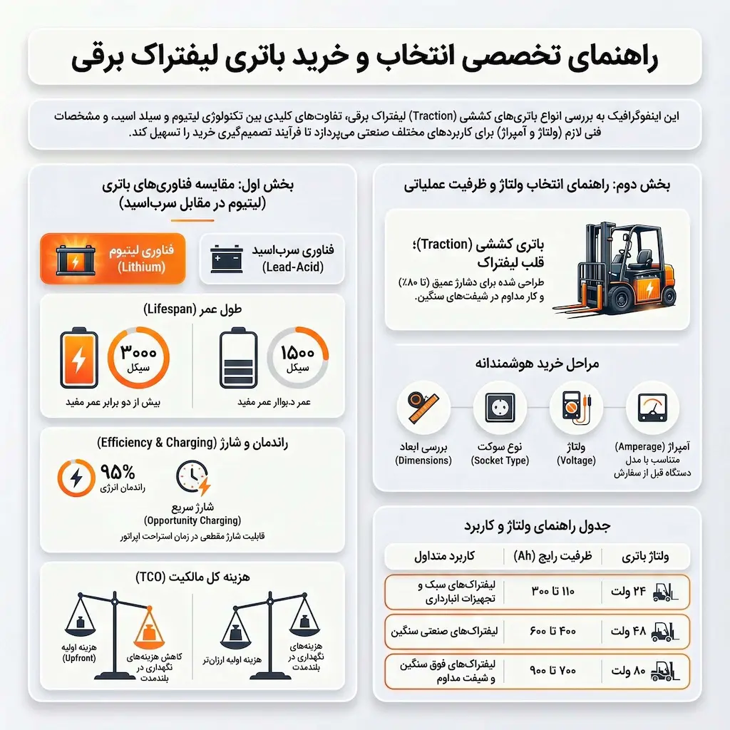 خرید باتری لیفتراک (UPS Battery 65Ah)